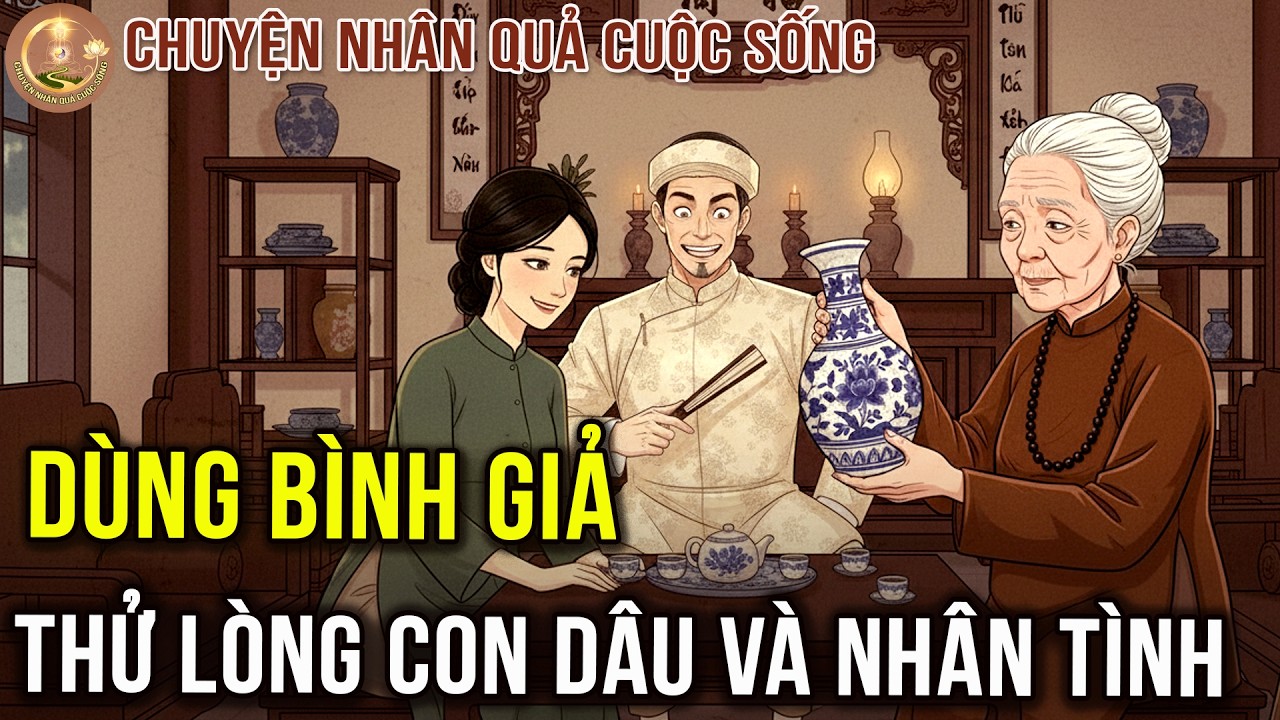 Con Dâu Ngoại Tình Tay Buôn, Mẹ Chồng Gài Bình Giả Thử Lòng Và Cái Kết | Chuyện Nhân Quả