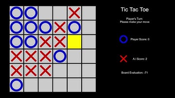 Tic Tac Toe - Min Max Algorithm
