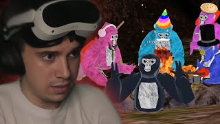 картинка: ГЛЕБ СТАЛ ОБЕЗЬЯНОЙ И НАШЕЛ ДРУЗЕЙ В GORILLA TAG VR | Sasavot