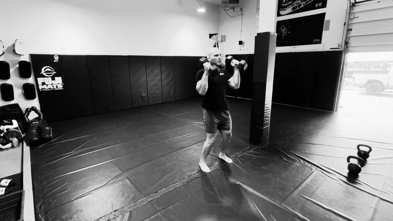 Dumbbell Squat Thrust