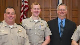 Adam Cain sworn in as Clinton County Sheriff's deputy