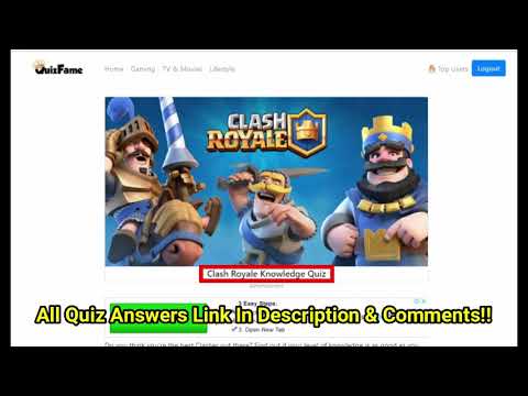 Quizfame Clash Royale Knowledge Quiz Answers By Crazy4robux