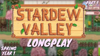 Stardew Valley - Cozy Longplay - Modded - (No Commentary) Spring Year 1 - Part 1