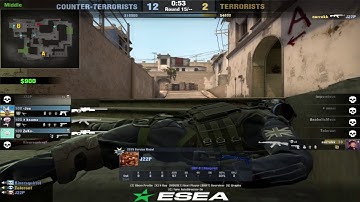 CS:GO ESEA Match 1v5 Clutch