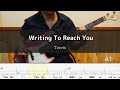 Travis - Writing To Reach You Bass Cover 弾いてみた TAB ベース