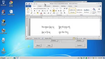 Convert Tibetan Unicode Script to TCRC