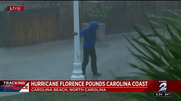 Jacob Rascon reports from North Carolina as Florence makes landfall