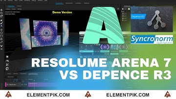 liên kết Resolume Arena 7 với Depence R3 [ElementPik.com]