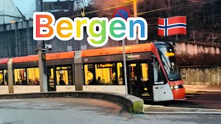 “LIVE 4K Bergen Streets 🚶🏻♀️🚋| City, Tram, Bus, Cars & Scenic Nature | Bergen Street live”