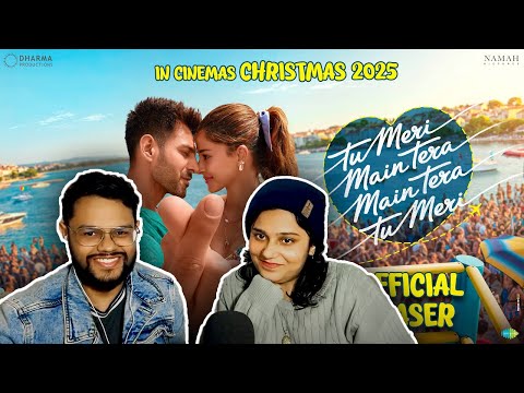 Tu Meri Main Tera Main Tera Tu Meri - OFFICIAL TEASER  Reaction | Kartik, Ananya | Sameer V |