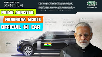 Narendra Modi | Official State Car - Range Rover Sentinel | #IndiaFirstDefence
