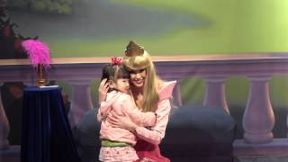 ももオーロラ姫に会う Momo Meets Princess Aurola