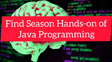 Find Season Hands-on for java programming
