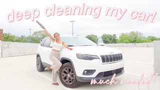 CLEAN MY CAR WITH ME! *satisfying*