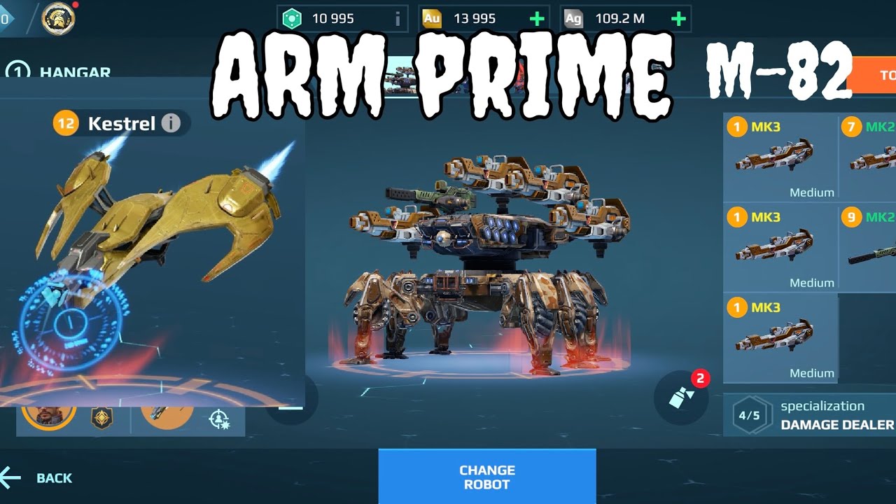 Ravager Kestrel Drone | War Robots Gameplay 