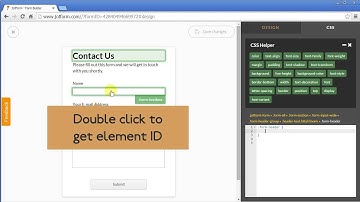 Form Designer: CSS Inspector