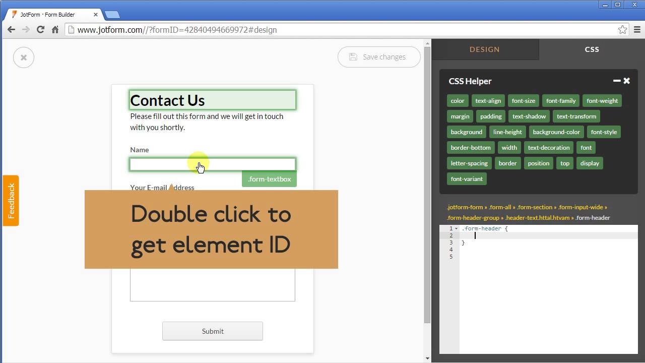 Form Designer: CSS Inspector - YouTube