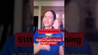 Right To Food A Human Right? Or Not?