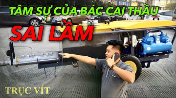 Máy phun vữa trục vít và câu chuyện chân thành của bác cai thầu