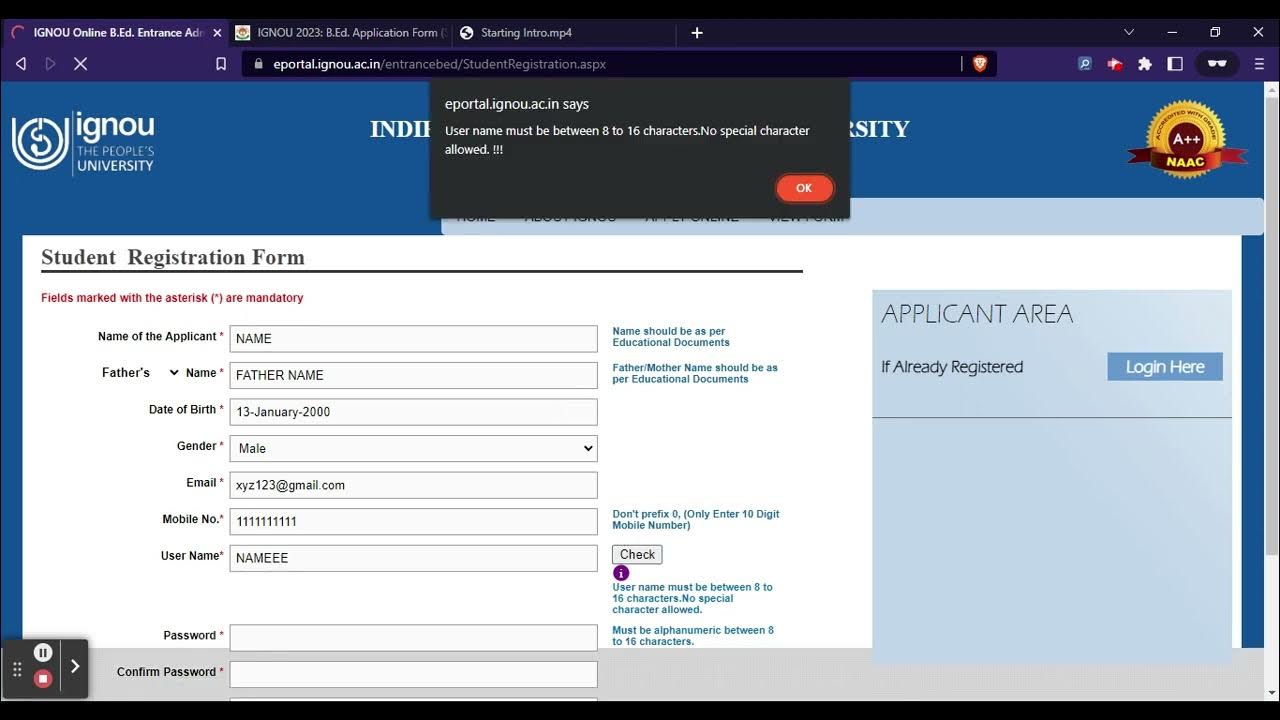 IGNOU B.Ed 2023 Application Form (Released) How TO Fill IGNOU B.Ed