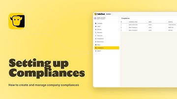 Adding and Managing Compliances