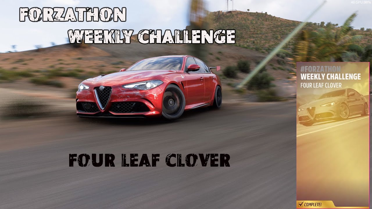 Forza Horizon 5 Weekly Challenge Four Leaf Clover YouTube