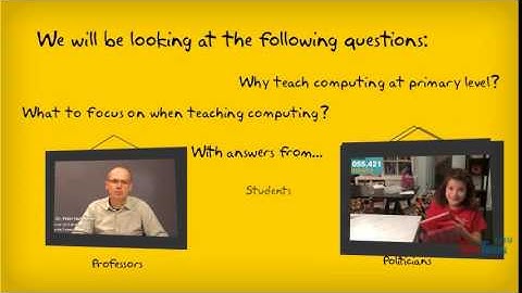 How to teach computing at primary level: Course introduction