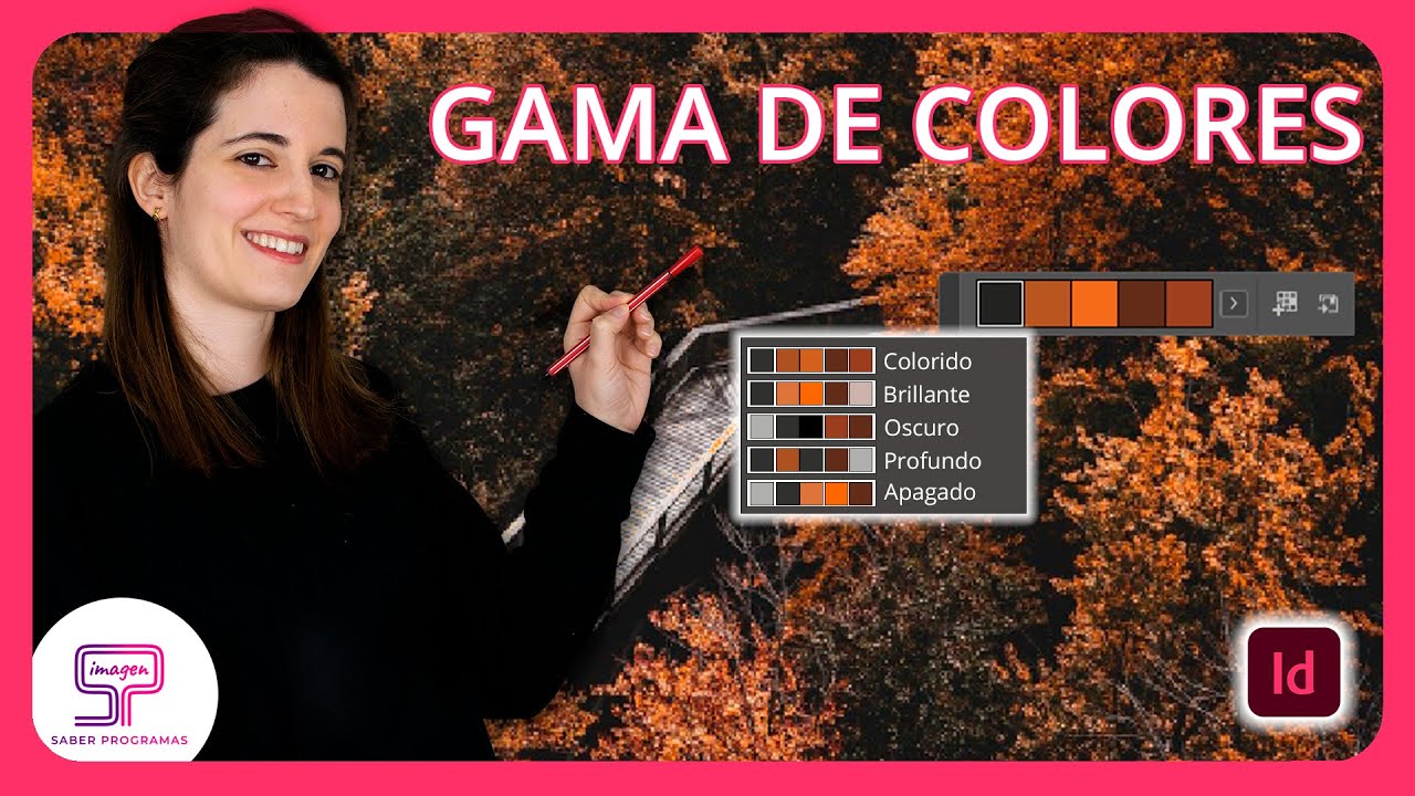 🎨 Cómo EXTRAER COLORES de una IMAGEN en InDesign 👉🏼 [TEMA DE COLOR ...