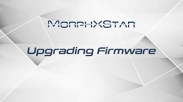 How to upgrade the firmware on MorphXStar IP cameras