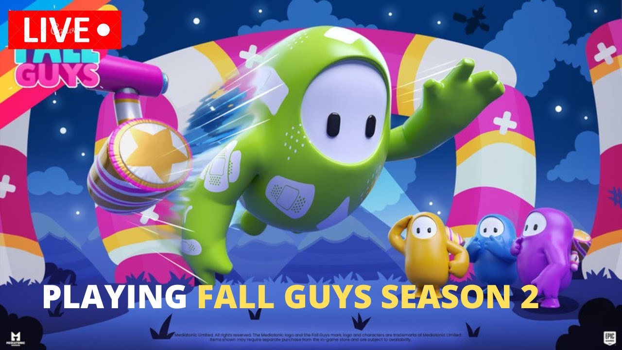 PLAYING FALL GUYS SEASON 2 LIVE | FALL GUYS LIVE