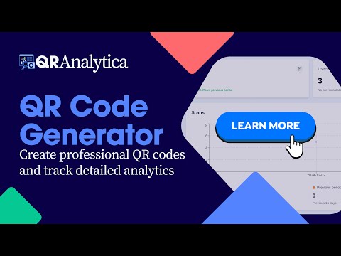 QRAnalytica Demo: Create & Track Professional QR Codes For Free | No Credit Card Required