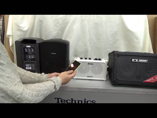 【16日まで値引き中】SAMSON スピーカーExpedition XP500W ☆2万円代4機種比較☆講義会議セミナースピーチ、DJ、カラオケ、野外