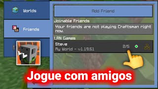 Craftsman Como Jogar Multijogador com Amigos