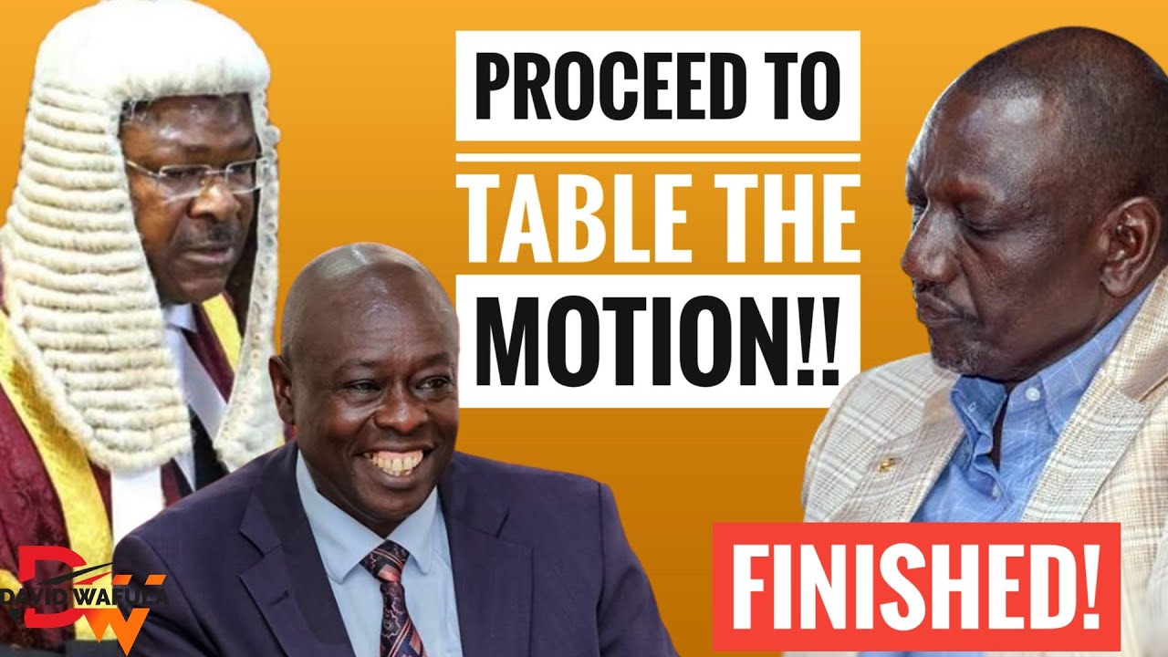 RIGATHI CELEBRATES AS JACK WAMBOKA BRINGS RUTO'S IMPEACHMENT MOTION!