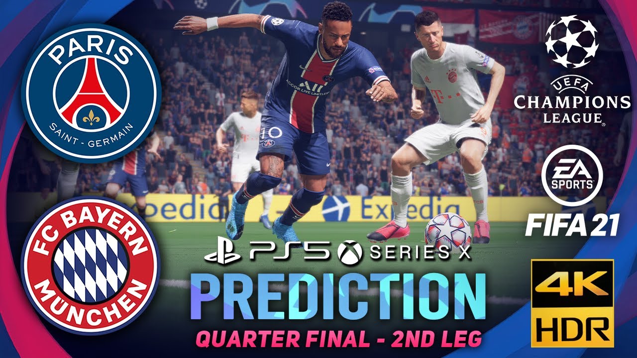 🔥 PS5 ● PARIS SG vs FC BAYERN | FIFA 21 Predicts: UCL 20/21 ● Quarter Final - 2nd Leg