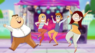 What if we couldn't Stop Dancing? + more videos | #aumsum #kids #cartoon #whatif