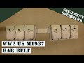 WW2 US M1937 magazine belt (BAR belt)