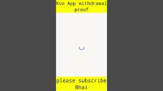 koo app withdrawal proof #shortvideo screenshot 1