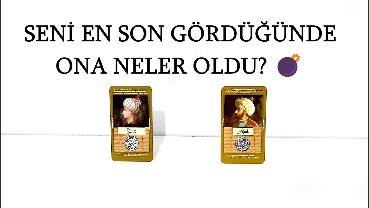 DESTE SEÇ💣SENİ EN SON GÖRDÜĞÜNDE ONA NE OLDU? NE DÜŞÜNDÜ?💣