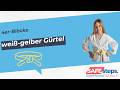 weiß-gelber Gürtel | 4er-Block