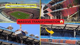 Camp Nou Mive Update Lamas Installed, Black Panels & Structure Updates