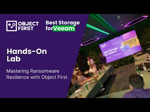 Master Ransomware Resilience with the Object First Hands-On Lab