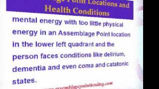 Assemblage Point Locations and Health Conditions
