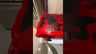 Yeti Tundra 45 Cooler With Custom Red Camo Wrap