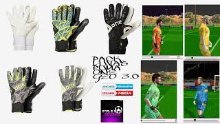 PACK LUVAS PRA GOLEIRO ONE GLOVES GEO 3.0 