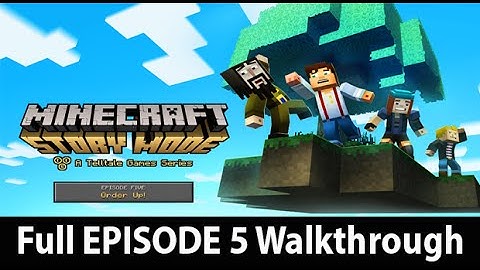 Minecraft Story Mode Episode 5 Full Walkthrough NO Commentary w/ Ending