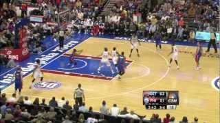 Tayshaun Prince Alley Oop To Brandon Knight