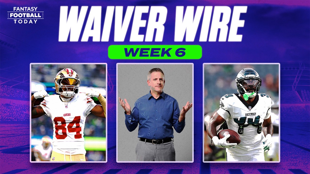 Week 6 Waiver Wire: MUST ADD Players, Injury Replacements & Streamers | 2026 Fantasy Football Advice