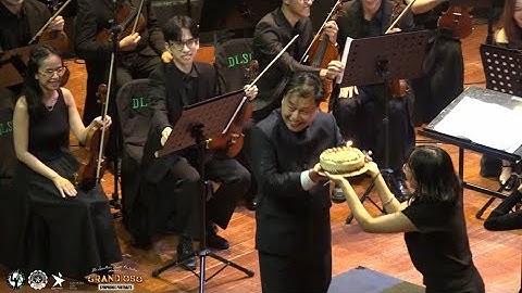 LYO Surprises their Conductor and Plays Happy Birthday || Grandioso: Symphonic Portraits