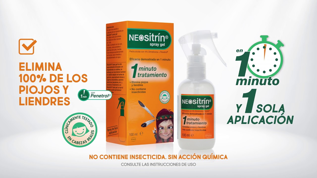 Comprar NEOSITRIN Spray Gel Líquido Antipiojos 60ml